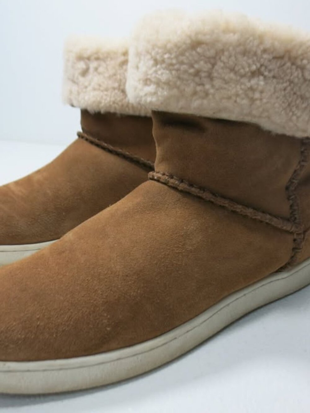 UGG Mika Sneaker Boots Suede Leather Insulated Winter Footwear Women's Shoes 9.5